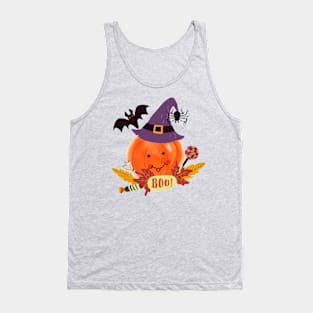 Boo Crew Jack O’ Lantern Happy Pumpkin Tank Top